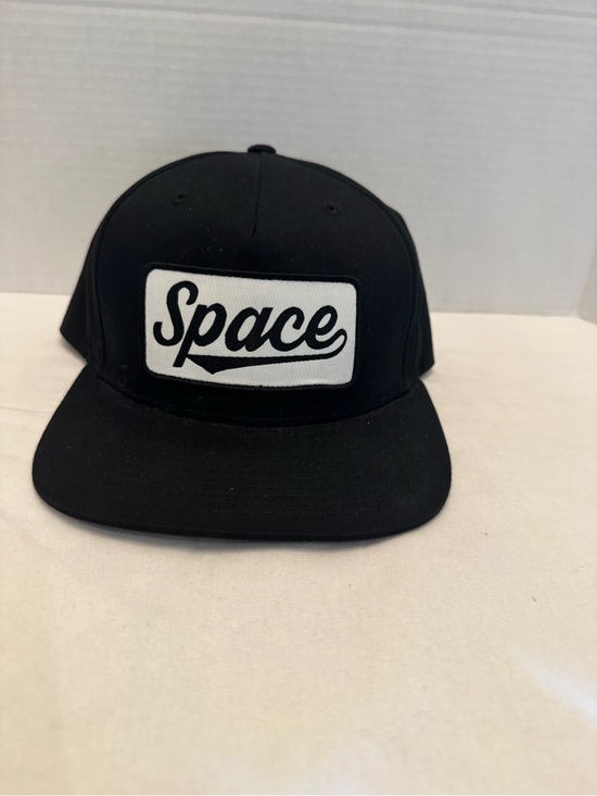 Other - Black Space Patch Snapback Baseball Cap Hat Adjustable One Size Unisex Adults